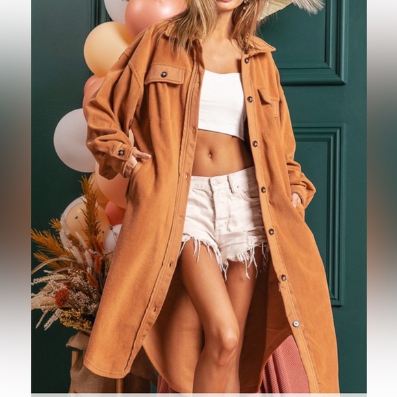 BiBi Jackets & Blazers - BiBi Tan Trench Coat